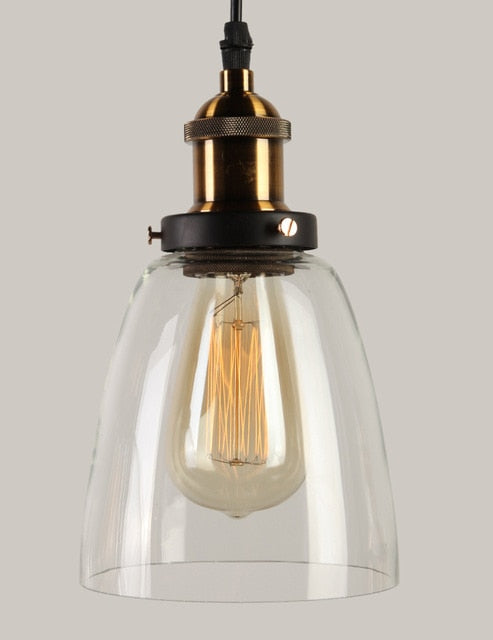 Vintage Pendant Lights Glass
