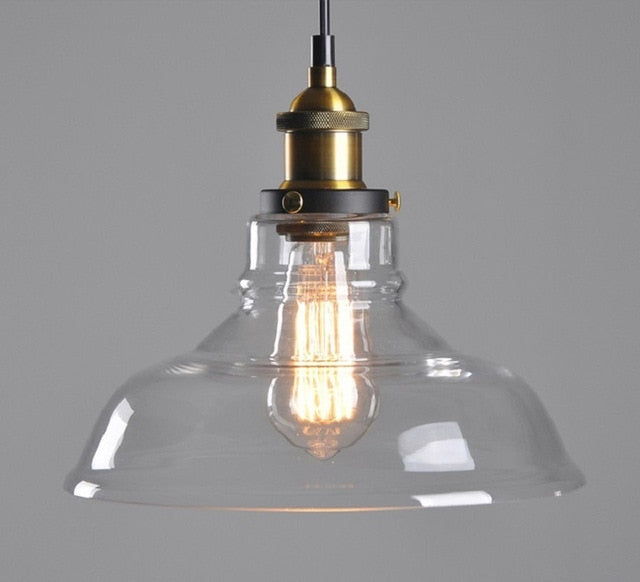 Vintage Pendant Lights Glass