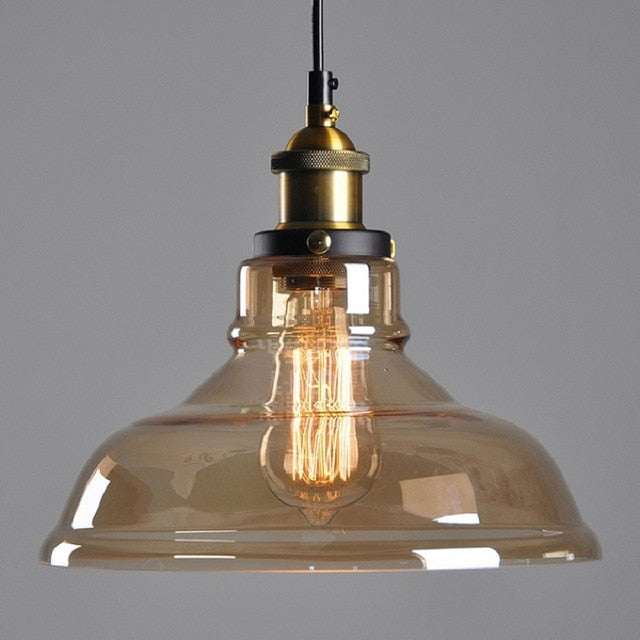Vintage Pendant Lights Glass