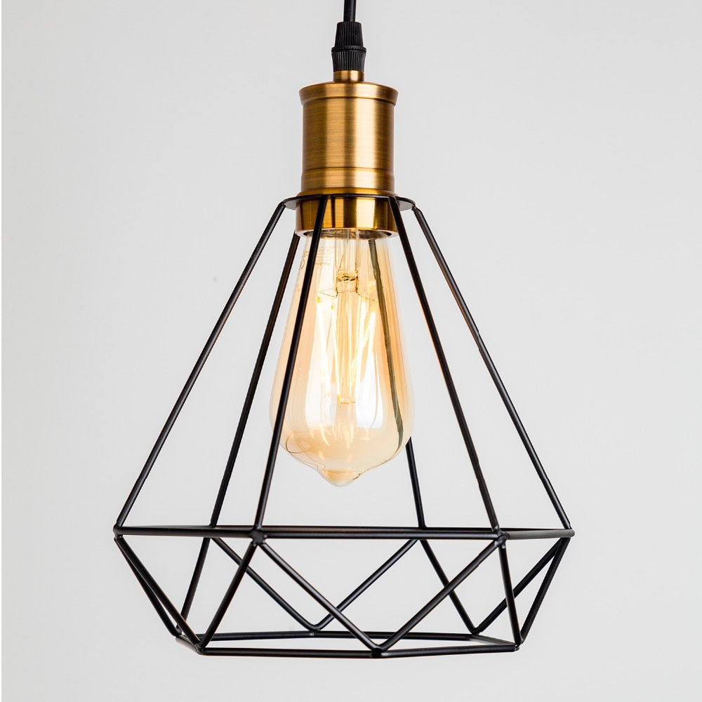 Vintage Cage Pendant Light