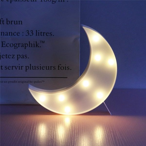 Lovely Cloud Star Moon lamp