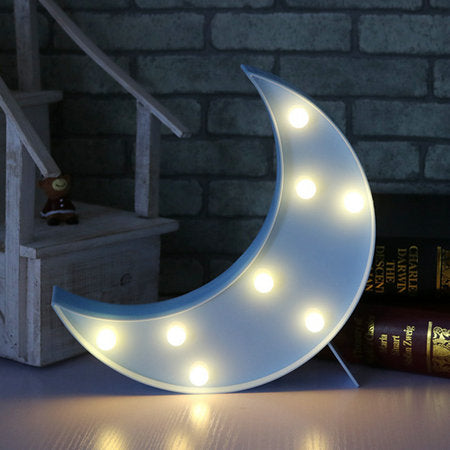 Lovely Cloud Star Moon lamp