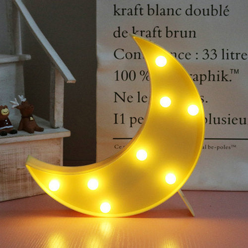 Lovely Cloud Star Moon lamp